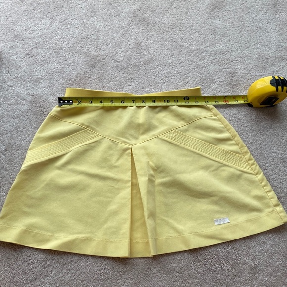 Vintage Yellow Tennis Skirt - Picture 3 of 4
